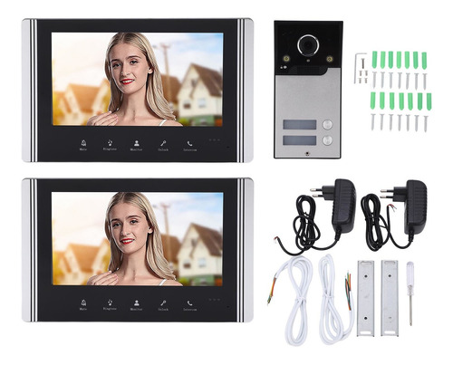 Sistema De Intercomunicación Con Timbre De Vídeo Hd, Pantall