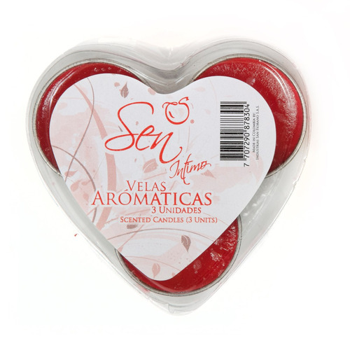 Velas Aromáticas Sexy Sensual Sex Hot Sen Íntimo X3 Unidades