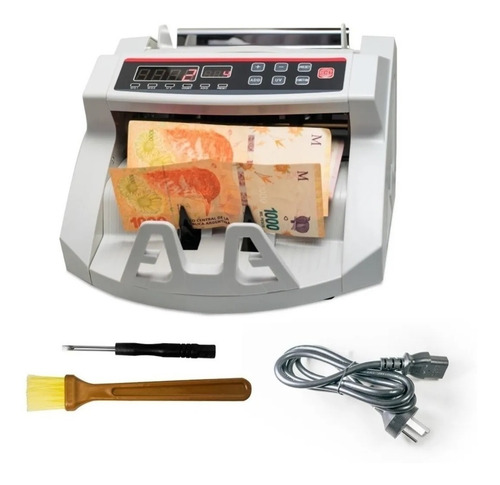 Contadora Billetes Máquina Cuenta Dinero Detector Falsos