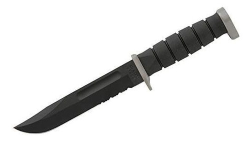 Cuchillo De Combate Negro + Funda - Ka-bar 1281
