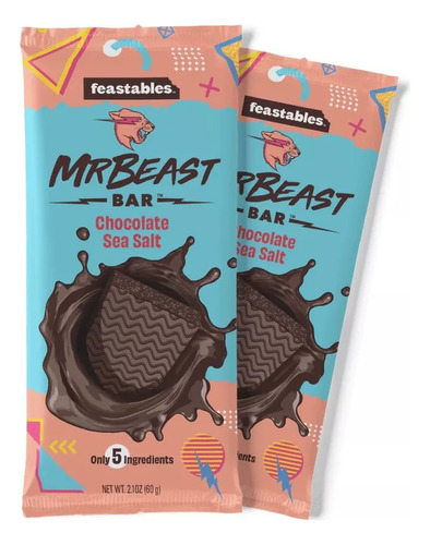 Mr. Beast Chocolates Feastables Barra 60g