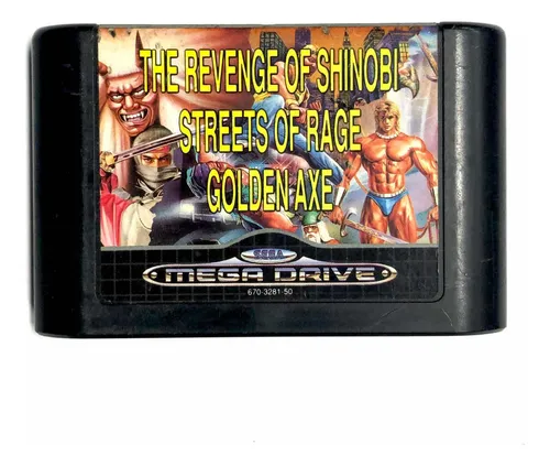 comprar Shinobi Streets Of Rage Golden Axe Original Sega Mega Drive