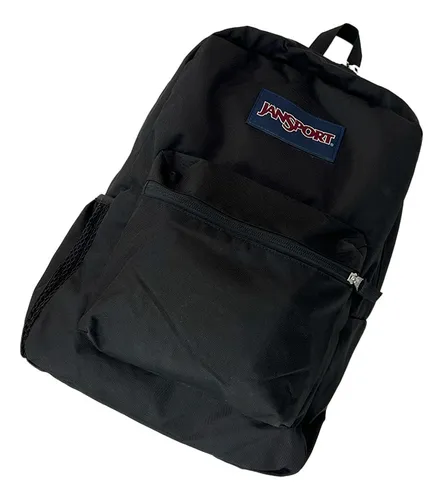 Mochila escolar JanSport Cross Town color negro diseño liso 26L