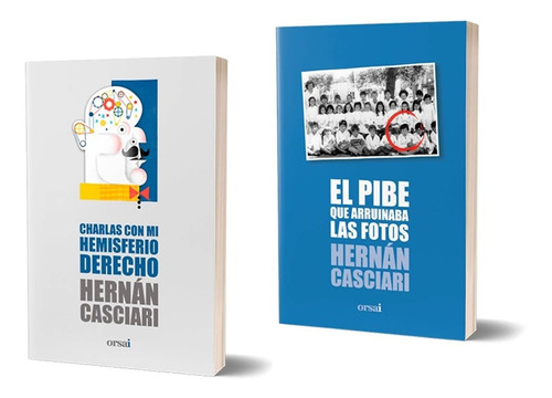 ** Combo 2 Libros Hernan Casciari - Charlas + Pibe **