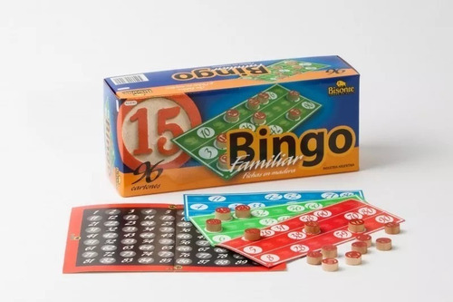 Imagen 3 de 7 de Bingo Familiar Con 96 Cartones Lujo Bisonte Art 8741