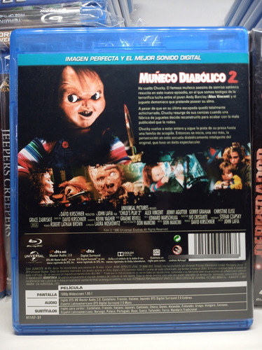 Chucky El Muñeco Diabolico 2 Latino Childs Play Blu-ray (Usado)