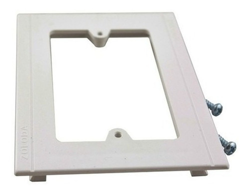 Porta Bastidor Zoloda 100x50mm Para Cable Canal Blanco X3