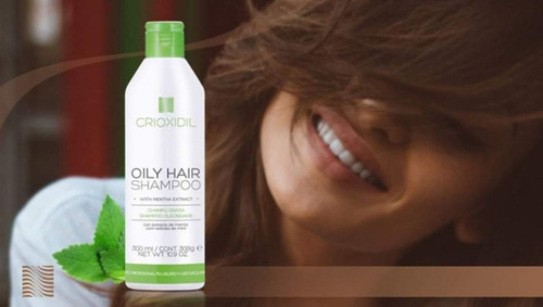 Shampoo Cabello Graso Crioxidil 300ml Efectivo Hecho/españa.