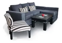 Comprar Juego De Living, Sillon De Tres Cuerpo, Matera Y Mesa Ratona
