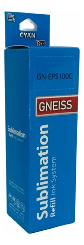 Tinta Cian Sublimacion Gneiss 100ml En Local De La Plata
