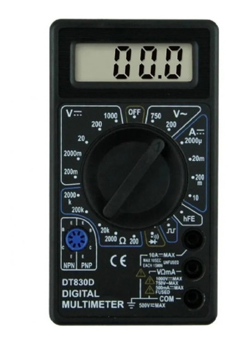 Tester Digital Multimetro 830 C/buzzer 