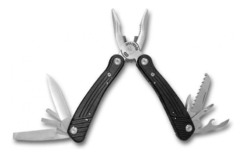 Imagen 1 de 6 de Pinza Multifuncion Trento Alu Tool 8 Usos + Set 10 Puntas
