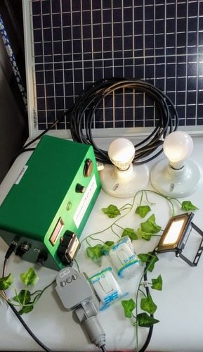 Planta Panel Solar Usb, Bombillos Led ¡kit Hágalo Ud Mismo!