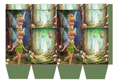 Caja Golosinera Mil Box Tinkerbell X 10