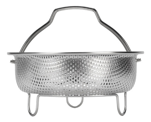 Cesta De Vapor Con Mango Plegable De Acero Inoxidable 304