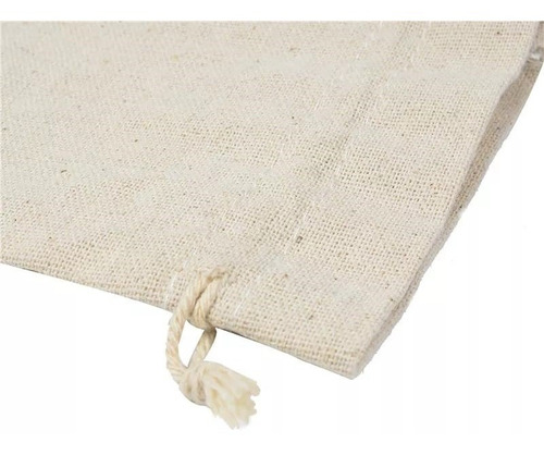 Imagen 3 de 5 de Pack 10 Bolsas Bolsitas De Lienzo Tela Souvenir 20x14 Cm