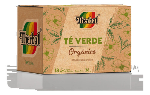 Therbal Té Verde Orgánico 18s