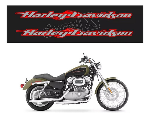 Adesivo Tanque Harley Davidson Sportster 883 Hdsxlc001