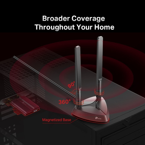 Imagen 7 de 8 de Placa De Red Tp Link Archer Tx3000e Wifi 6 + Bluetooth 5.0