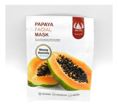 Mascarilla Facial Papaya Facial Mask X10 Unidades Oferta