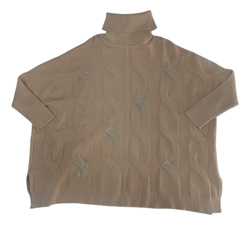 Sweater Oversize Talle Especial Para Mujer Polera