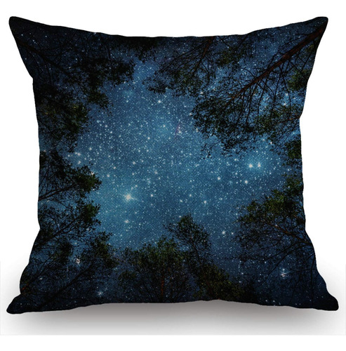 Swono Hermosa Funda De Almohada De Cielo Nocturno De 18.0 X 