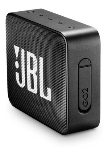 Imagen 3 de 5 de Parlante JBL Go 2 portátil con bluetooth waterproof midnight black