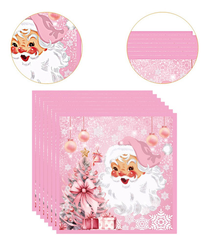 20 Servilletas Navideñas Para Invitados, Servilletas