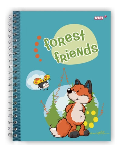 Nici Cuaderno Forest Friends 12 Cuadro Grande