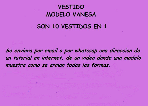 Vestido Vanesa Multivestido Ideal Damas De Honor Al Xxxxxxl
