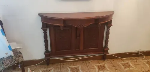 Consola De Madera Con Espejo (Usado)