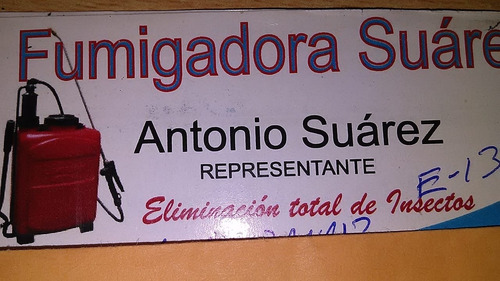 Imagen 1 de 1 de Fumigadora Suarez