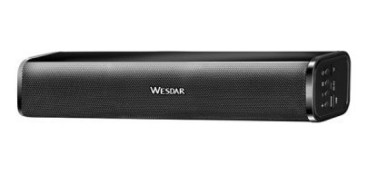 Imagen 2 de 3 de Parlante Portatil Bluetooth Wesdar K89 Barra Tarjeta Sd 5w