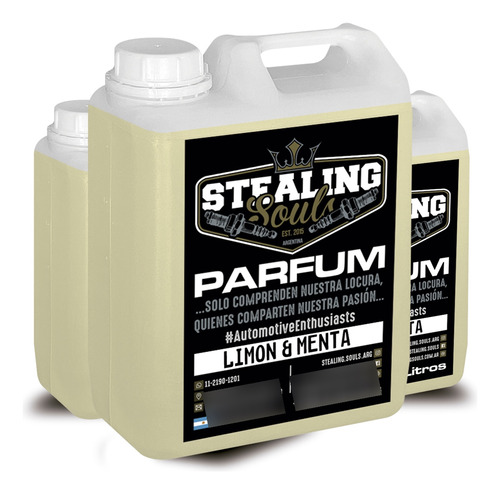 Stealing Souls | Perfume Aroma Auto | Limon & Menta  | 10ltr