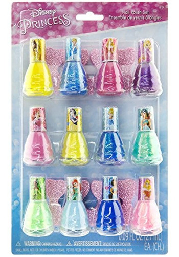 Townley Chica Disney Princesa Peel-off Esmalte De Uñas Set D