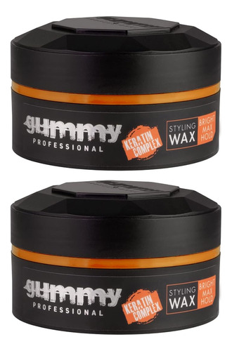 Gummy Styling Wax Bright Finish Glanz, 5 Oz, Paquete De 2