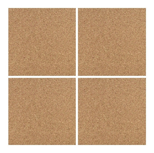 Imagen 1 de 5 de Losetas De Corcho Alfra 4mm 30x30cm Paquete 4 Piezas