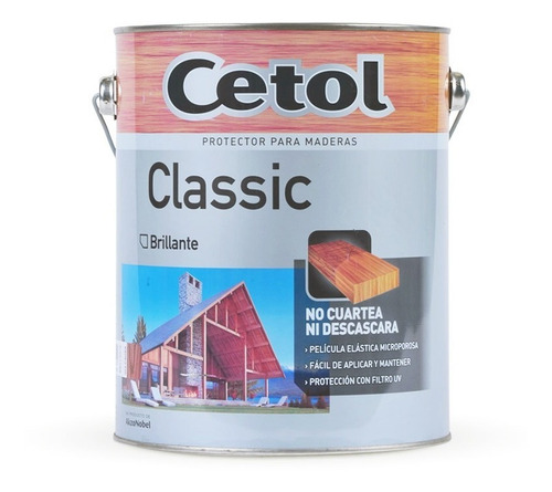 Cetol Cristal Natural Classic Para Maderas X 4 Lts Brillante