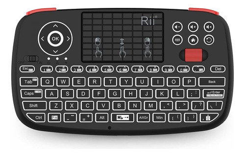 (actualización 2019) Mini Teclado Bluetooth Rii I4 Con Panel