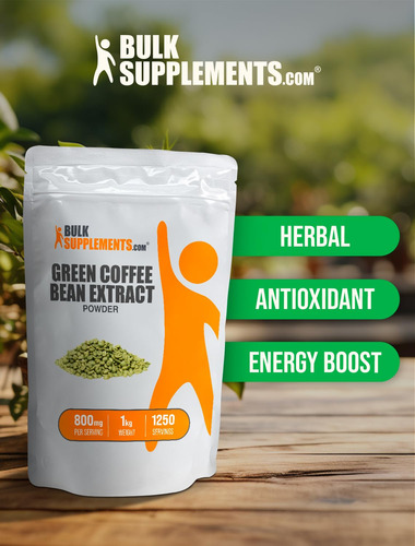 Bulksupplements Extracto Café Verde Polvo 800mg 5kg Pack