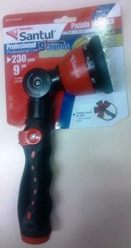 Pistola Plastica Para Manguera 9 En 1 Jardin Riego