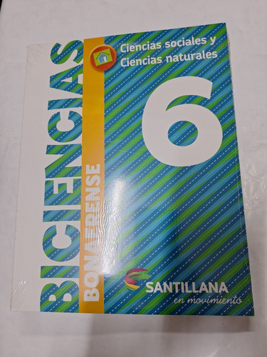 Biciencias 6 Bonaerense Santillana Movimiento Pack X 10 Unid