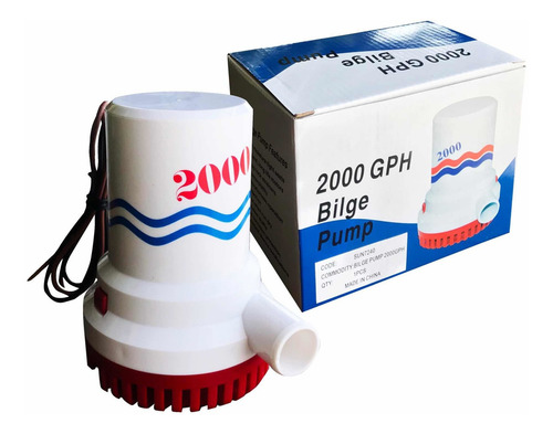 Bomba Electrica 12volts Bilge Pump 2000gph-sumergible-roan