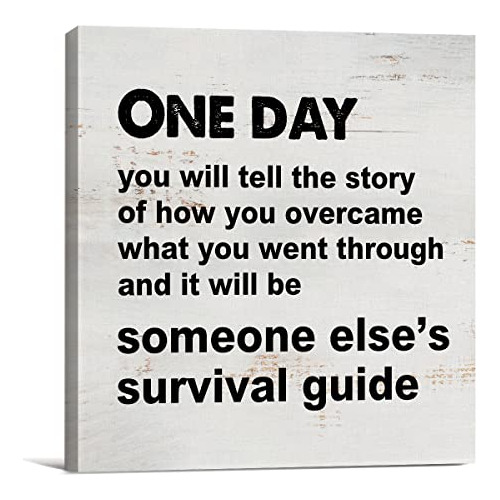 Señal De Lienzo  One Day You Will Tell The Story , Art...