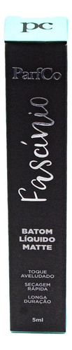 Batom Líquido Matte Fascínio Com 5ml Parfco