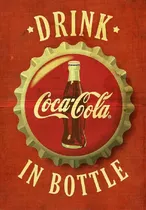 Comprar Letrero Coca Cola Bottle Drink Cocacola Retro Vintage Cuadro