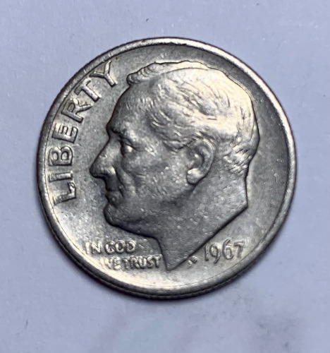 Moneda One Dime 1967 - Estados Unidos (Usado)