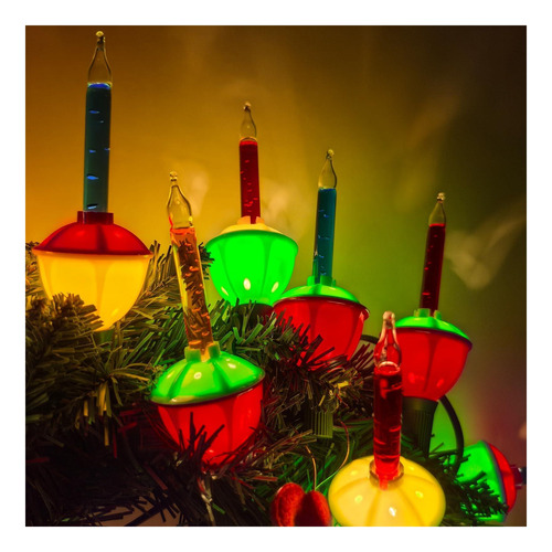 Luces De Cuerda De Burbujas De Navidad De Egcol 88 Pies De