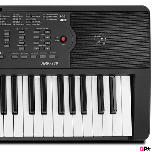 Organo Teclado Piano 54 Teclas 4/8 + Atril + Fuente + Funda