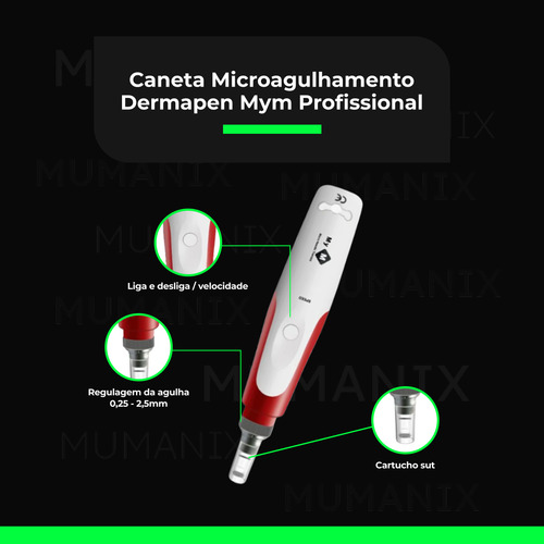 Caneta Microagulhamento Dermapen Mym Profissional